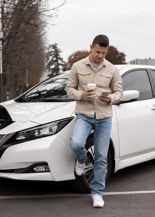 close-up-new-electric-car